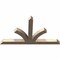 Ekena Millwork Richland Smooth Timber Gable Bracket, Douglas Fir, 84"W x 49"H x 5 1/2"D x 5 1/2"F, 14/12 Pitch GBW084X49X0606RIC00SDF - alternate 2